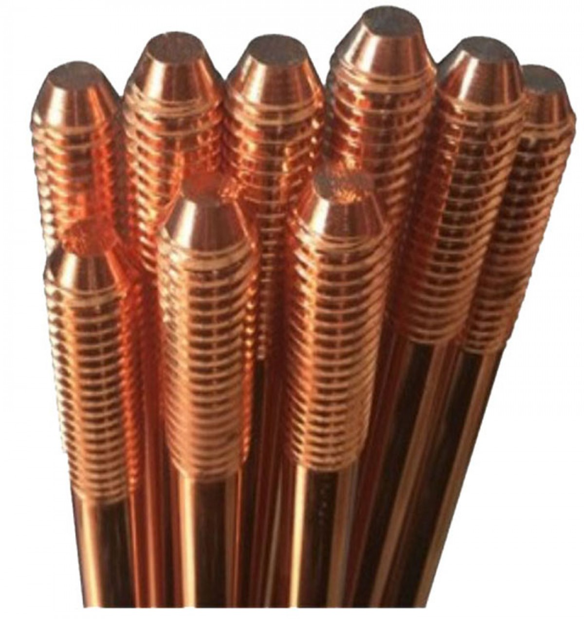 COPPER PLATED STEEL EARTHING RODE (250.MICRONS)