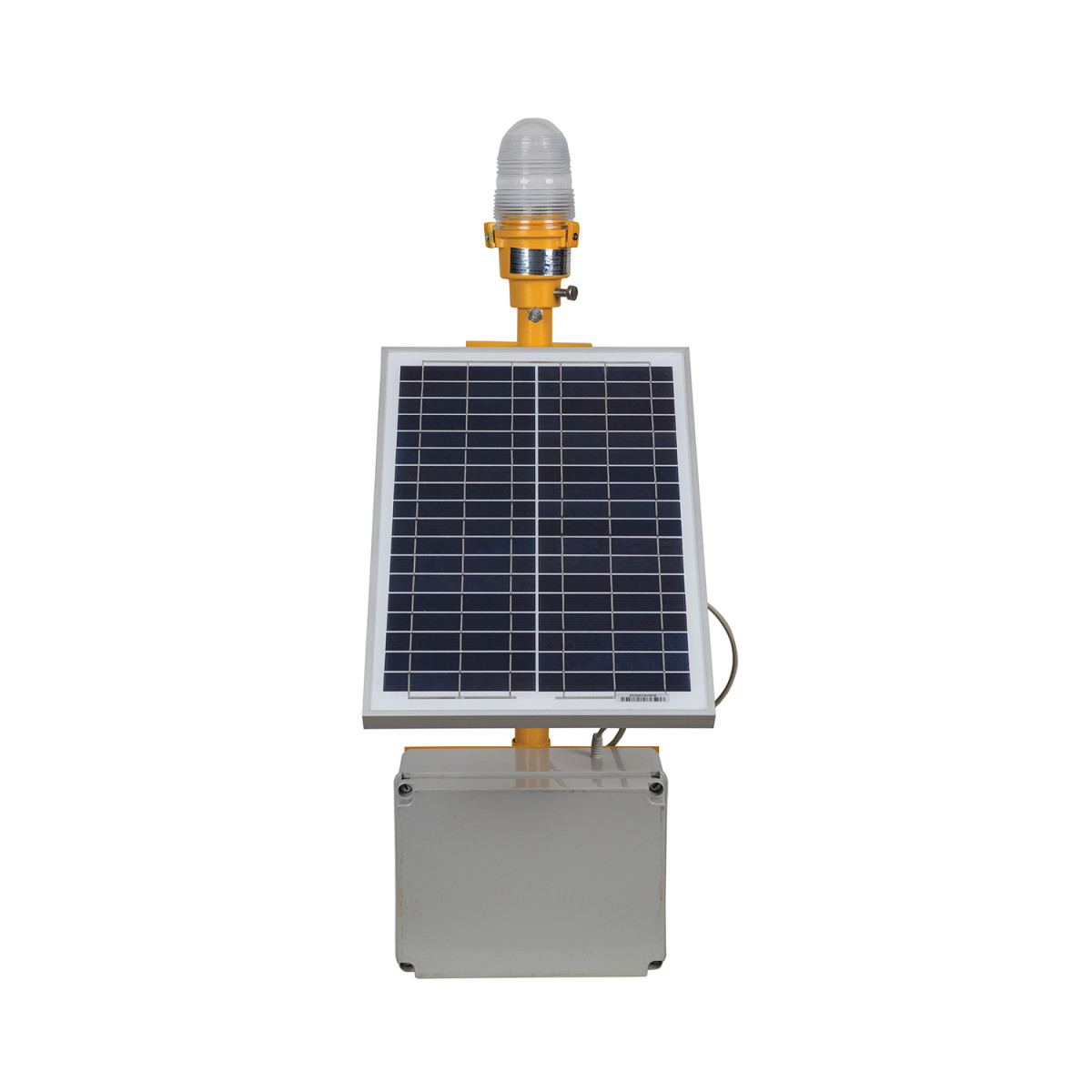 WARNING LIGHT WITH SOLAR PANEL (SINGLE.HEAD)